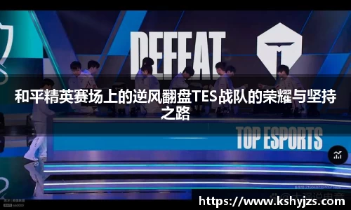 和平精英赛场上的逆风翻盘TES战队的荣耀与坚持之路